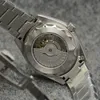 Zegarek ze srebrną tarczą 150M 42mm automatyczne mechaniczne ze stali nierdzewnej szklany tył sportowe męskie zegarki morskie