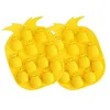 12 cavités ananas Silicone moule bricolage chocolat gelée pouding bonbons Fondant gâteau glaçon cuisine cuisson outils décor MJ1024