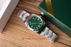 KRF Titta unisex Luminous 36mm 126000 turkosa grönt urtavla kal.3230 Automatisk mekanisk 904L ETA Women's Watch Mens Midsize Ladies Watches armbandsur
