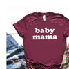 Baby Mama Print Damen Damen T-Shirt T-Shirt Casual Hipster Funny Lady Yong Girl