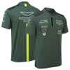 Tuta da corsa F1 POLO Abbigliamento da squadra di Formula 1 per uomo e donna, eventi estivi casual larghi possono essere personalizzati T-shirt a maniche corte