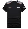 F1 Racing Terne de corrida curta T-shirt Fan S￩rie de f￣s da equipe Round Neck pesco