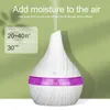 300 ml USB Luftfuktare Electric Aroma Air Diffuser Wood Ultrasonic Essential Oil Aromatherapy Cool Mist Maker for Home Car218y