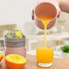 Handfrukt Juicer Citrus Orange Squeezer Lid Rotation Press Anti-Slip Reamer för Lemon Lime Grapefruit Capacity Machine