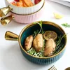 Миски личность фруктовые десерт миска дома Phnom Penh Ceramic Emerald Breakfaks Rice Salad Salad Swareware