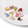 200 Pz/lotto Piccola Lega di Fascini Del Cuore Carino Pendente di Amore Per Il Braccialetto FAI DA TE Collane Creazione di Gioielli Accessori 9x10mm