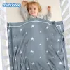 Filtar Swaddling Baby Born Bebes Swaddle Wrap Clip 100x80cm Infant Boys Girls Cotton Sticked Quilts Kids Outdoor Playing Mat 221103