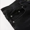 Odzież dżinsy Mężczyźni Kobiety Pantera Drukuj Zieleń wojskowa Długie trudnej sytuacji Bawełna Królik Naklejka Haft Slim Denim Prosto Biker Obcisłe spodnie Designer Jeans #406
