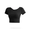 Abbigliamento sportivo da yoga per donna Palestra senza cuciture ad alto impatto Top Fitness Abbigliamento sportivo push-up femminile