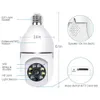 WiFi 360° Panoramic Bulb Camera 1080P Surveillance Camera Wireless Home Security Cameras Night Vision Two Way Audio Smart Motion Detection Monitor