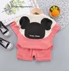 Baby Kleinkind Neugeborene Jungen Kinder Kleidung Set Baumwollgedruckte T-Shirt Shorts Sommerkindbaby Kleidung Set