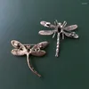 Броши Muylinda Rhinestone Dragonfly Brooch Unisex Crystal Black Color насекомого винтажное металлическое рубашка шарф