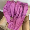 Pantaloni a due pezzi da donna Abiti casual Designer Giacche con cappuccio Capsule Collection Fashion Reversible Full FF Fashion Giacca a maniche lunghe pantalone E99