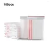 Storage Bags 100 Pieces Bag Universal Clear Food Clothes Seal Sealing Pouch Container Containers Sealed Holders