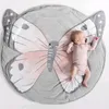 Blankets Swaddling Play Mat Toys Cartoon Animal Baby born Infant Crawling Blanket Cotton Round Floor Carpet Rugs for Kids Room Nursery Decor 221103