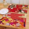 Table Mats Placemat Japan Style Mat Cloth Insulation Desktop Pad Creative Japanese Art Painting Cup Unique 45x30cm