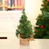 Decorazioni natalizie 1PC 20/30CM Tavolo Mini Decorazione albero Pino Regalo di Natale