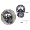 Pendant Necklaces Punk Skull Necklace Men Stainless Steel Box Chain Vintage Gothic Jewelry Hip Hop Collier Homme Accessories