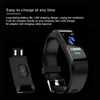 Smart Bracelet Smart Watch Wrist Wrist Cellphones Tracker Fitness Freqüência de saúde Monitor de saúde com caixa de varejo ID115 Plus Universal Android