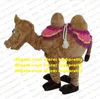 Costume de mascotte de chameau pour 2 personnes Costume de personnage de dessin animé adulte Costume Campagne Parents-enfants Halloween All Hallows zz7790