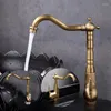 K￼chenarmatur Kupfer Europ￤ischer Retro und kaltes Wasserhahn Badezimmer Theke Waschbecken Cocina Accesorio Accessoires EZ50st