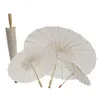 Ombrello di carta artigianale in stile cinese Forniture per matrimoni Ombrello per pittura in bianco fai-da-te Fotografia Puntelli Ombrelli per spettacoli di danza BH7885 TYJ