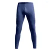 Vêtements de nuit pour hommes Hommes Sommeil Bas Leggings Thermique Mince Polaire Sans Couture Bugle Poche Fitness Automne Hiver Chaud Survêtement Pantalon 3XL