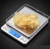 2022 Digital Pocket kitchen Scales Jewelry Weight Balance Scale Weighing Scales LCD 500g 0.01g 1000g 200g 3000g with retail box.