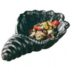 Sk￥lar japansk stil keramisk conch och vindstil kreativ oregelbunden soppa specialrestauranger specialformade r￤tter.