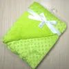 Filtar Swaddling Baby Born Thermal Soft Fleece Solid Bedding Set Kids Cotton Quilt Spädbarn Swaddle Wrap 221103