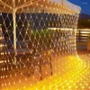 Strings LED Net Light Outdoor Christmas Mesh String Connectable Window Curtain Fairy For Holiday Party Decor