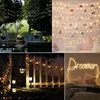Strängar 5/10m LED -sträng Lätt koppartråd Fairy Christmas Outdoor Garland Holiday Decoration for Wedding Party Home