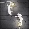 Table Lamps Resin Lizard Night Light Nordic Living Room Bedroom For Modern Animal Chameleon Lamp Ambient Hallway Wandlamp7039937