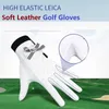 Luvas esportivas 1Pair PGM Golf Women com Mark Skin Skin Skin Breathable Genuine Sport Anti-Slip Training Mittens Elegant 221102