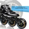 Ice Professional Cityrun Buty prędkości w Internecie do prędkości wyścigu na toru wewnętrznym 110 mm 100 mm 90 mm Roller z włókna węglowego6985105