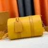 2022 New designer bags men women city keepall Shoulder bag mini handbag green pu Leather Keepall Travel tote pocket Everyday go out M21438 M21437