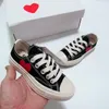 Classic Casual Kids 1970 Canvas Shoes Star Sneaker Chuck 70 Chucks 1970s Children Baby Toddler baby's Big Eyes Red Heart Form Platform Naam W9SJ#