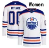 Пользовательский Edmonton Men Men Women Youth Oilers хоккейные трикотажные изделия 55 Дилан Холлоуэй 18 Зак Хайман 91 Эвандер Кейн 13 Джесси Пулджуджарви 56 Kailer y