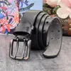 벨트 38mm 더블 핀 금속 벨트 버클 정품 가죽 남자 Ceinture Western Cowboy MBT0038에 대한 청바지