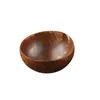 Bowls SELL Natural Coconut Bowl Handmade Shell Tableware Wood Spoon Dessert Fruit Salad Mixing Rice Ramen