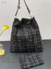Borsa da sera firmata da donna Borse tote bag borsa portafoglio Borse classiche in vernice di pecora nera di grande capacità