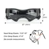 Dog Apparel Pet Goggles Easy Wear Puppy Sunglasses Adjustable UV Protection For Small To Medium Supplies