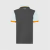 2021 Summer F1 Polo Fórmula 1 Suit de pólo de camiseta de lapela de lapela de tamanho grande pode ser personalizado com a mesma roupa Lando Norris Xfer