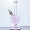 Love shaped glass cigarette gun Hookah Bong oil drill Dab Rig hay Vap Bong smoking accessories