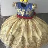 New Girls Dress Elegant Year Princess Children Party Dresses Wedding Gown Kids Clothes for Girl Birthday Partydress Vestido Wear