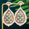 Kolczyki Dangle Godki Bohemian Vintage Royal For Women Wedding Bridal Boucle D'Oreille Femme 2022