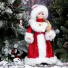 Juldekorationer Santa Claus Dolls Holiday Plush Characters Children Toys Birthday Parts Table Decoration