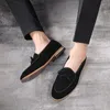 2022 nouvelle mode chaussures habillées Designer Gentleman daim Bowtie Slip On Oxford pour hommes formel mariage bal Homecoming top qualité