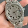 Diamentowe zegarki 41 mm Automatyczne mechaniczne kobiety obserwują zegarek Montre de Luxe Pasek ze stali nierdzewnej