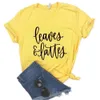 Листья и латте женские топы хипстерская забавная футболка Lady Yong Girl 6 Color Tope Tee